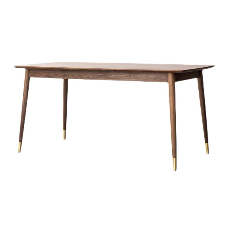 Table à manger en bois de forme de forme rectangle Luxury avec 4 jambes