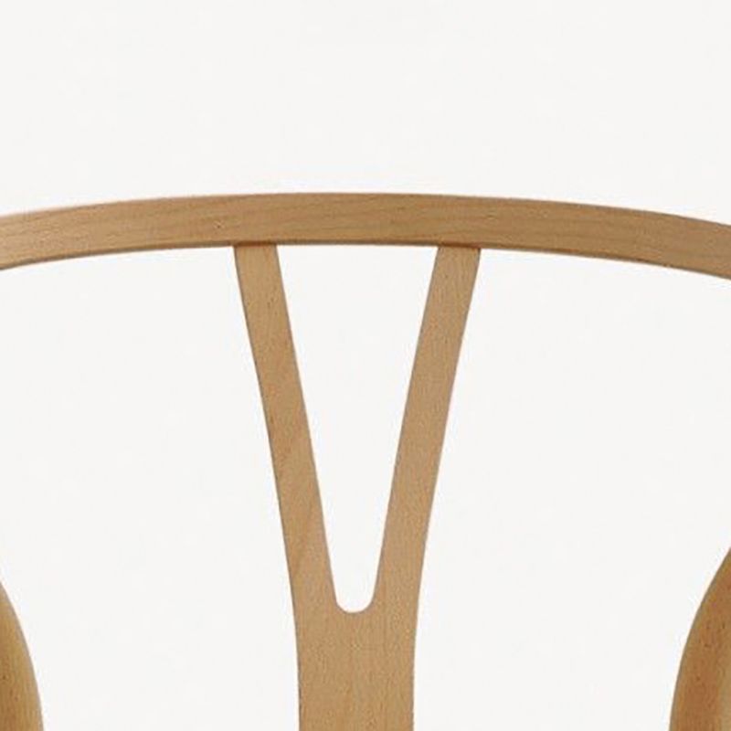 Sillas laterales de comedor Wishbone de estilo moderno Sillas laterales de comedor de madera
