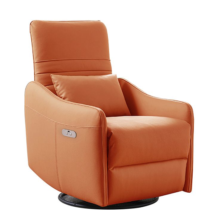 Leather Electric Standard Recliner Contemporary Style Living Room Single Recliner