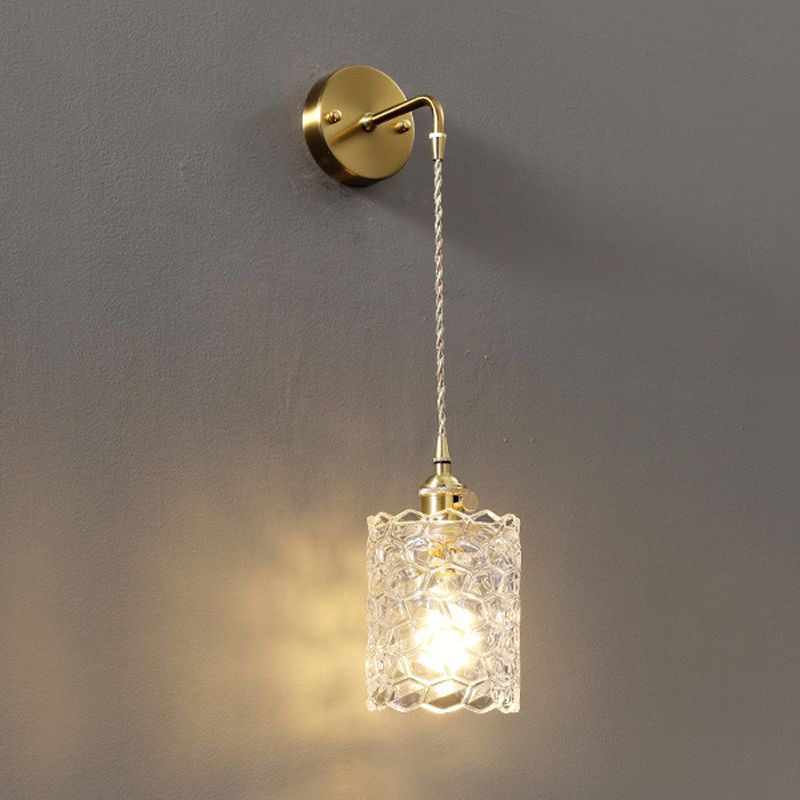 Modern Style Vanity Light Creative Glass Wall Light Sconce for Washroom