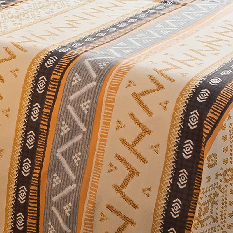 Sheet Sets Cotton Striped Wrinkle Resistant Ultra Soft Breathable Bed Sheet Set