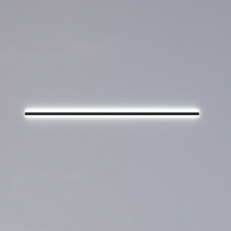Lámpara de pared LED lineal de estilo contemporáneo 1 Luz de la pared de pared al aire libre.