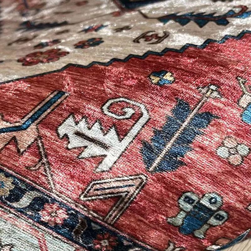 Modern pauw bedrukt tapijt polyester binnen tapijt tapijt niet-slip achterste ruggengiert tapijt voor woonkamer