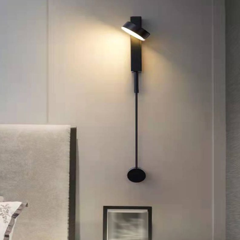 Runder Schatten 1-Licht-Metallwandbeleuchtung moderner Wandmontagebeleuchtung