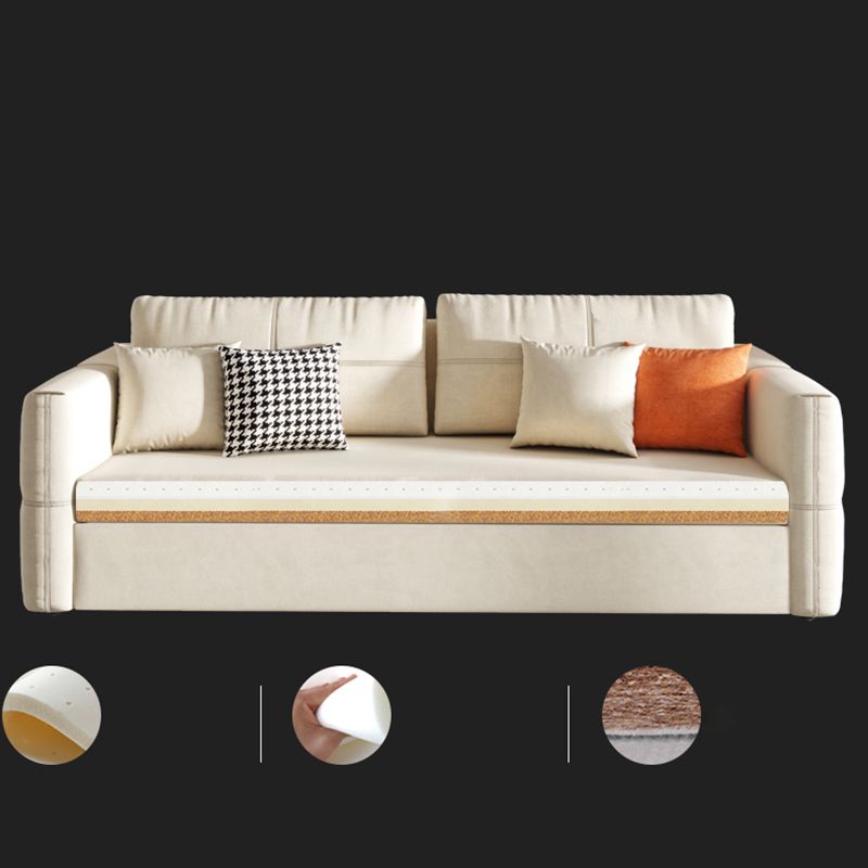 31" Wide Scandinavian Sleeper Sofa Futon Fabric Sleeper Sofa