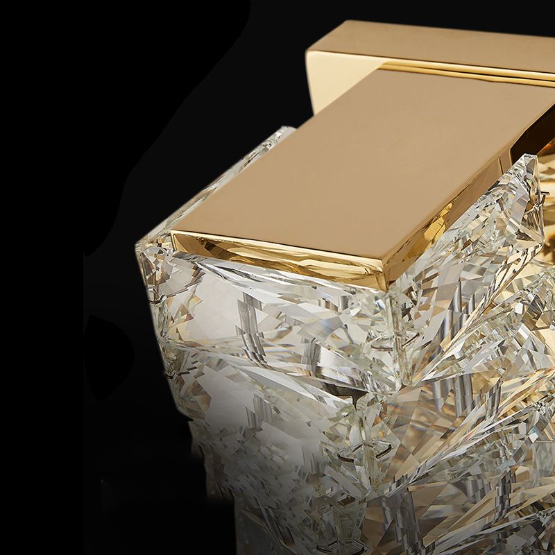 Postmoderne Wandleuchte Beleuchtung Kristallwand montiertes Lichter für Schlafzimmer Wohnzimmer