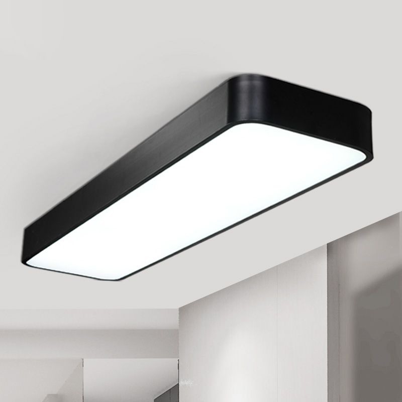 Modern Style Acrylic LED Flush Light Office Ceiling Mounted Light with 1 Light