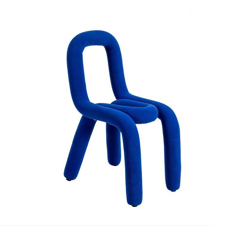 Home Fabric Dining Chairs Designer Style Open Back Armless Chair