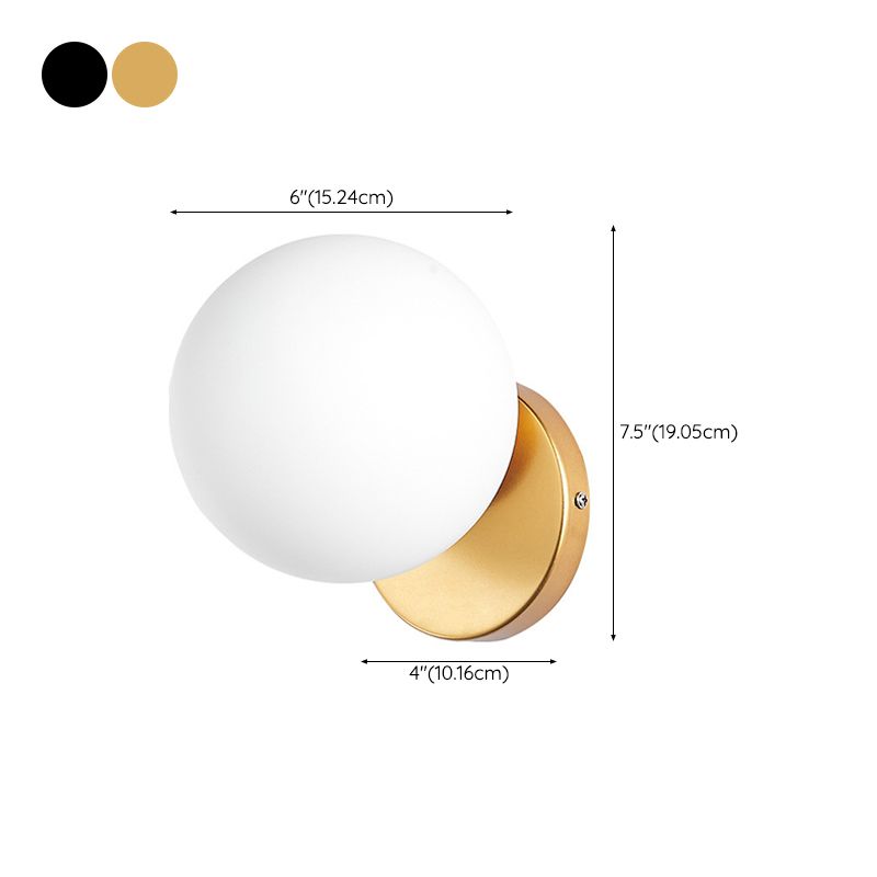 Single Golden/Silver Contemporary Glass Shaded Statement Bathroom Vanity Light