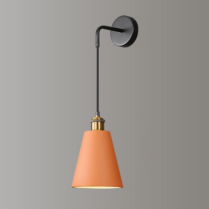 Nordic Style Colorful Wall Light Geometry Shape Adjustable Wall Lamp for Bedroom