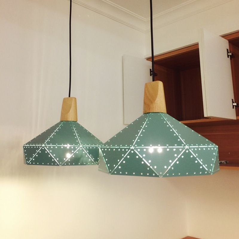 Geométric Hanging Lights Modern Style Metal 1 Kit d'éclairage léger pour le salon