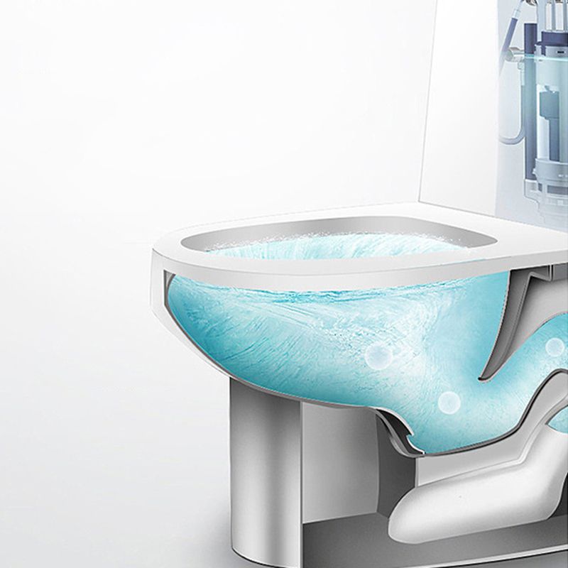 Modern Ceramic Toilet One Piece Flush Toilet with Toilet Seat