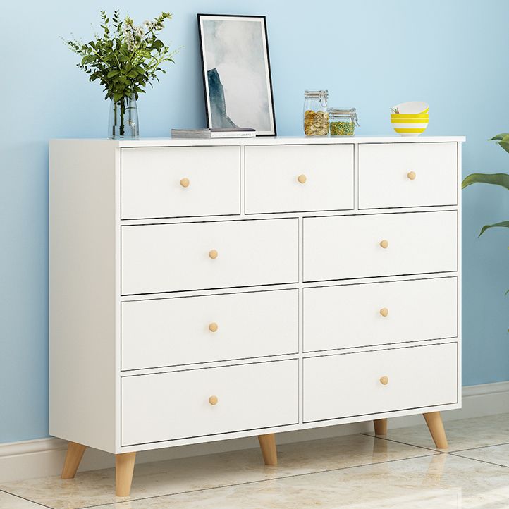 Contemporary Storage Chest Wood Storage Chest Dresser with 4/5/9 Drawers