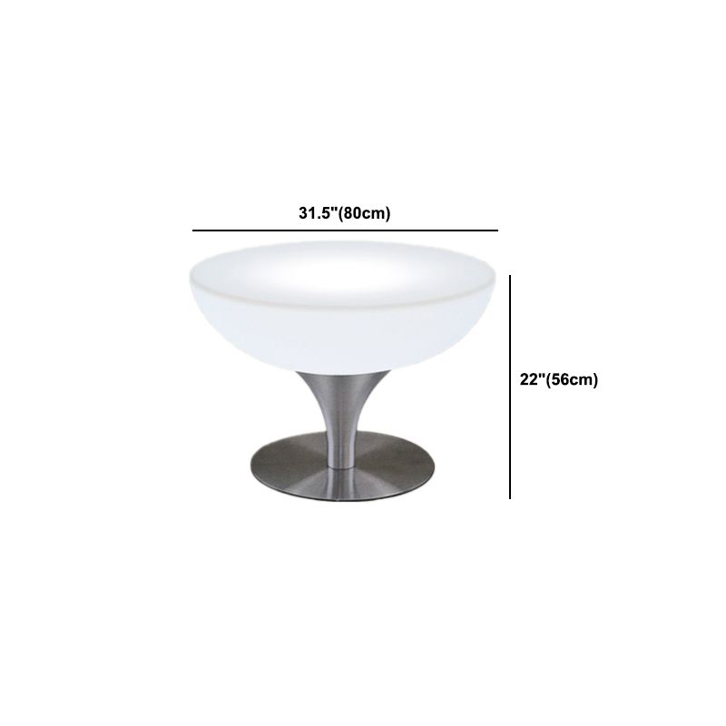 Polyethylene Round Table Industrial Style Bar Lighted Bar Table