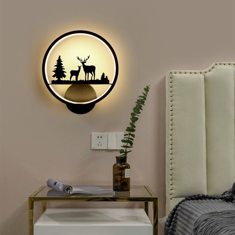 Modern Metallic Wall Light Simple LED Wall Light Sconce for Bedroom