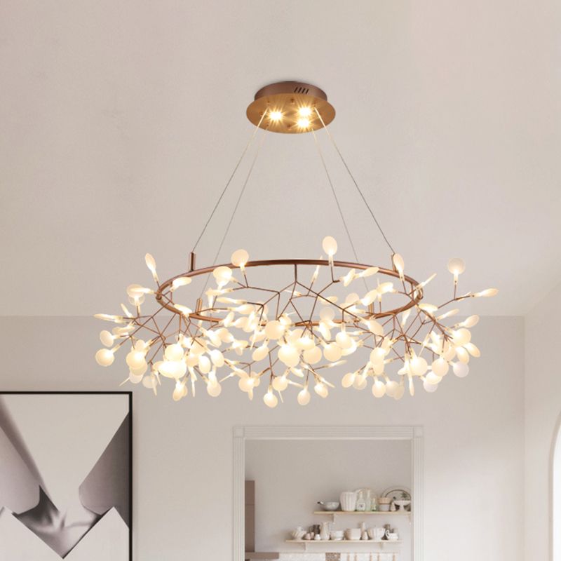 Moderni apparecchi per illuminazione a lampadario spray kit a sospensione acrilica