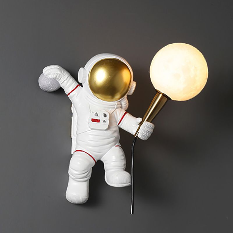 Lampada da parete per bambini astronauta per astronauta