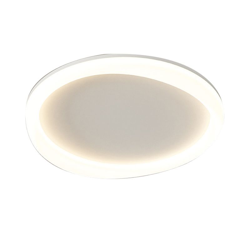 Modern Ceiling Light White LED Flush Mount Lighting for Bedroom