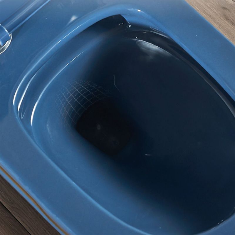 Traditional Ceramic Flush Toilet Floor Mounted Toilet Bowl for Washroom