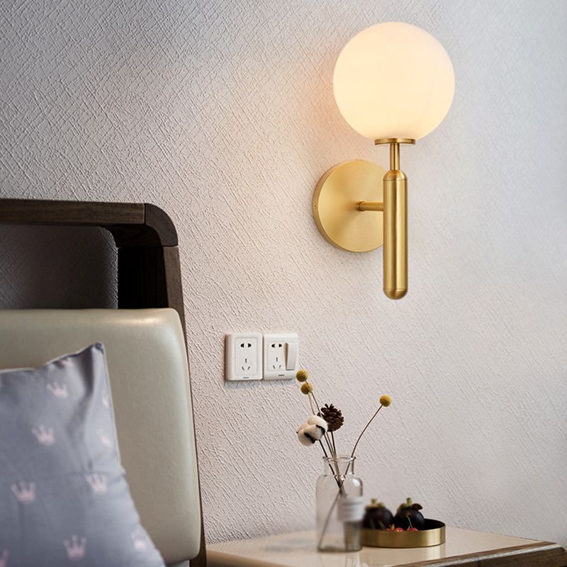Lumière de boue en verre moderne Lumière Sconte Créative Creative Wall Lightture pour chambre à coucher