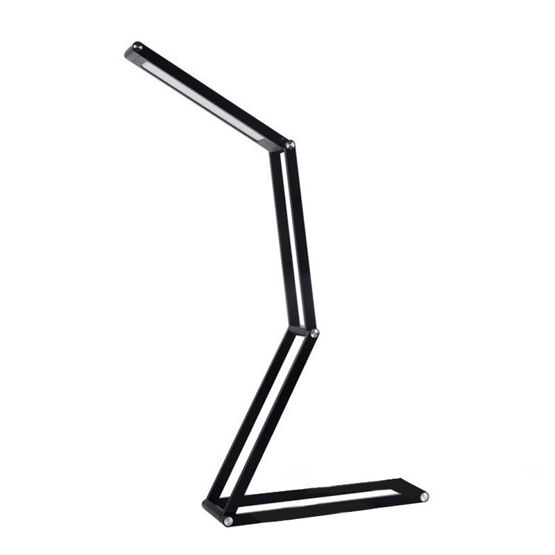 Opvouwbare lineaire LED -tafellamp creatief minimalistisch metalen slaapkamer leeslicht