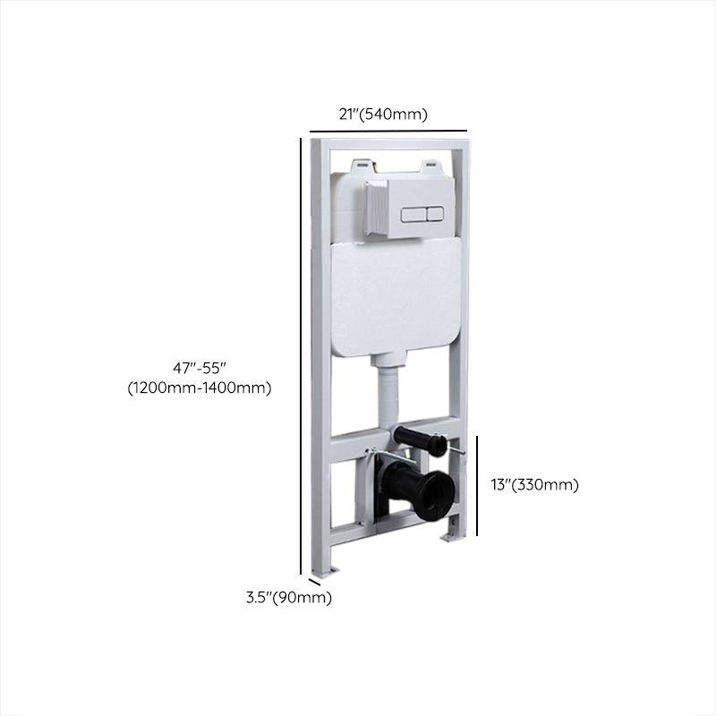 Modern Wall Hung Toilet Bowl One-Piece Urine Toilet with Seat for Washroom