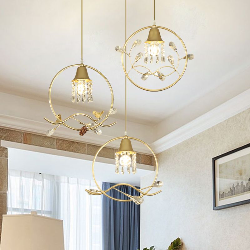3 lampadine Crystal Multi Light Tipante MODER MODER GOLD CILINDRICA CAMPA LAMPAGGIO KIT LAMPAGGIO