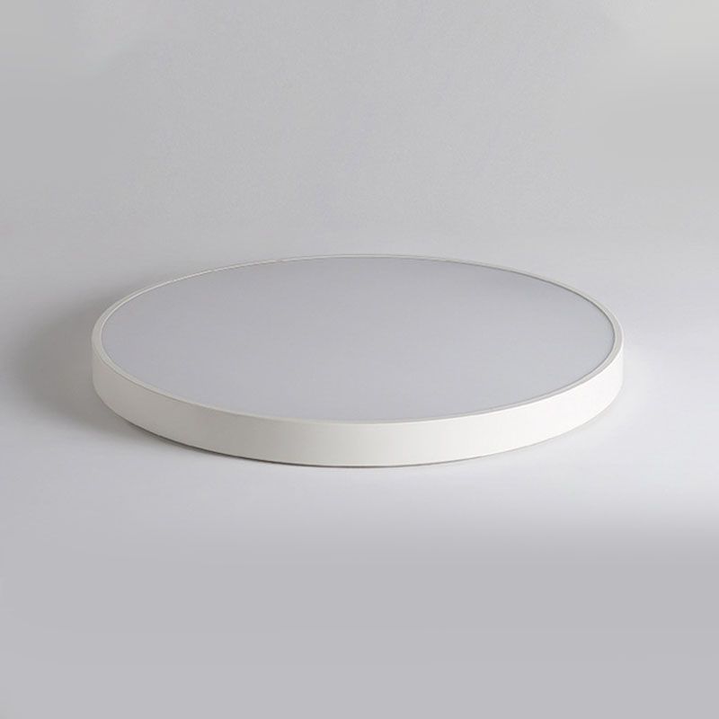 Nordic Modern Style Round Ceiling Lamp Acrylic 1 Light LED Flush Mount Light for Corridor
