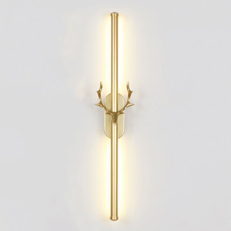 Obelle linéaire Mall Murce Style moderne 1 Light Mur Mur Mount luminaire en or