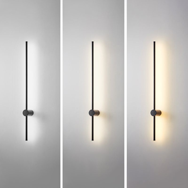 Moup de montant à bande longue lumière simple, application murale de surface LED simple pour le couloir