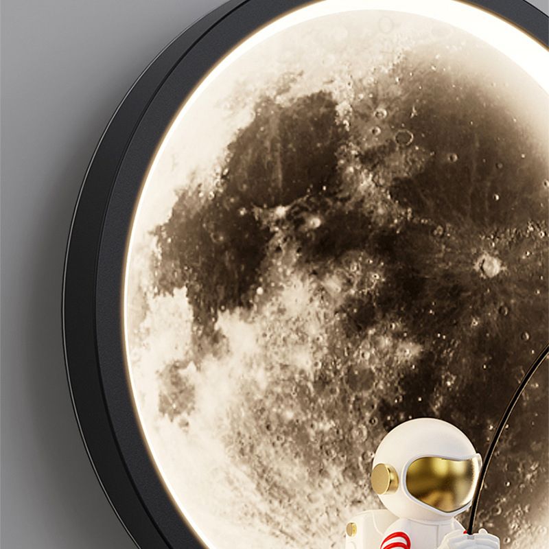 Children LED Wall Mount Light 1-Light Wall Light with Acrylic Shade for Kid's Room