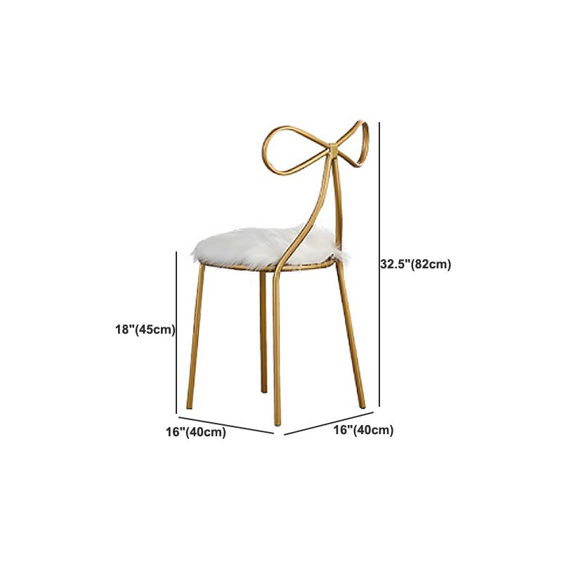 White Vanity Table Glam 33.07" H Dressing Table with Mirror and Stool