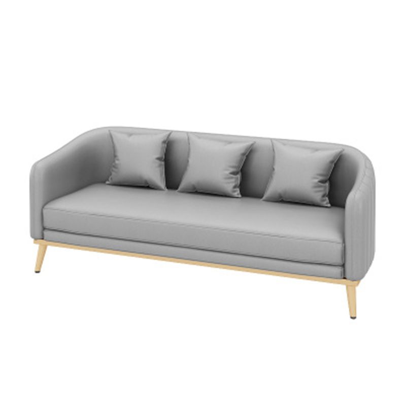 25.59" W x 29.52" H Sloped Arm Sofa Contemporary Standard Sofa with Tight Back