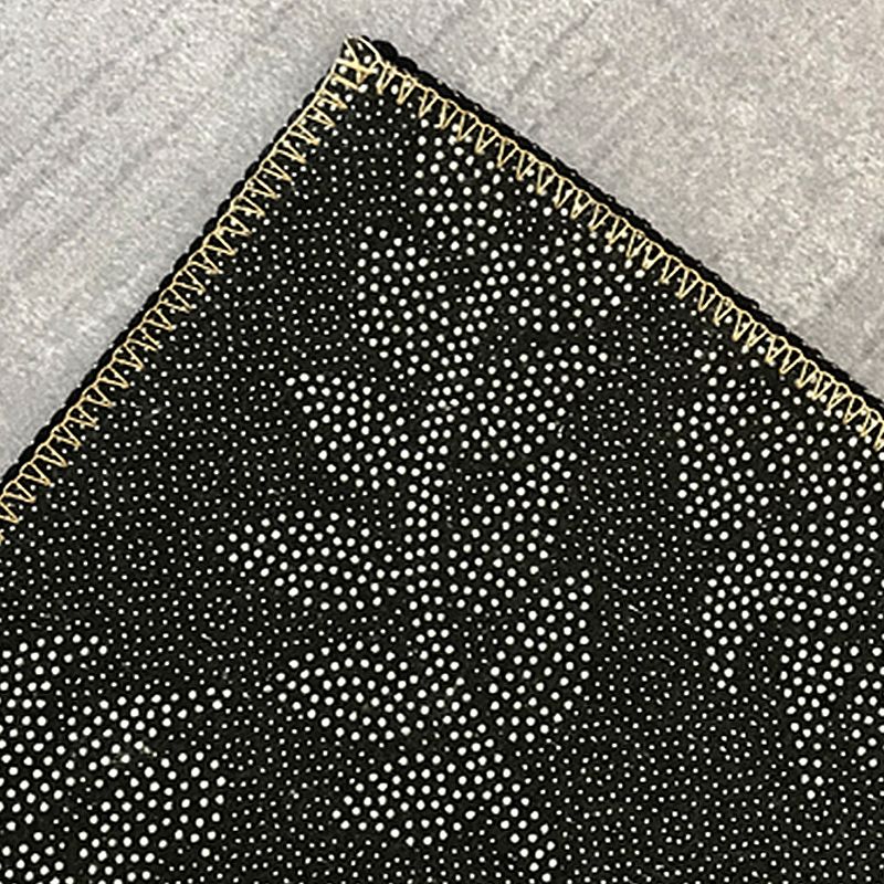 Gray Contemporary Carpet Blending Graphic Carpet Stain Resistant Carpet for Drawing Room