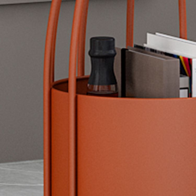 Mid-Century Modern Pedestal Coffee Table Iron Coffee Cocktail Table for Home