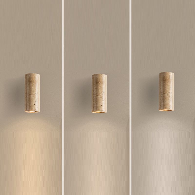 Single Contemporary Brown Unique Shape LED Bathroom Vanity Light