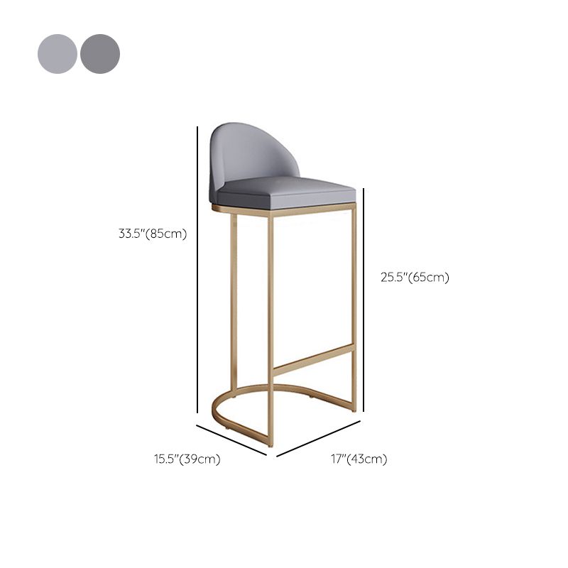 Glam 1/3/4 Pieces Bar Table Set Rectangle Bar Table with Metal High Stools