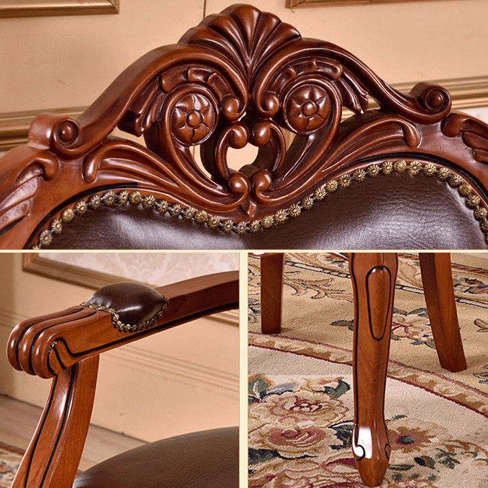 Silla de madera de roble de estilo escandinavo, juego de sillas de cocina y comedor con brazo trasero abierto