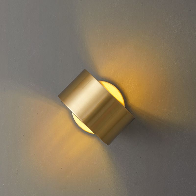 Metallzylinderwand -Lampen moderne Stil 1 leichte Leuchtenleuchten