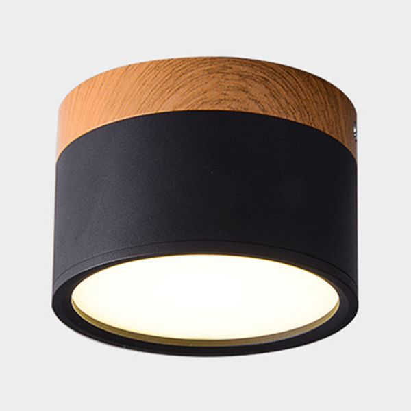 Mini LED Superficie Montata Soffitto Lampada Nordic Macaron Regolabile Indoor Pannello Luce