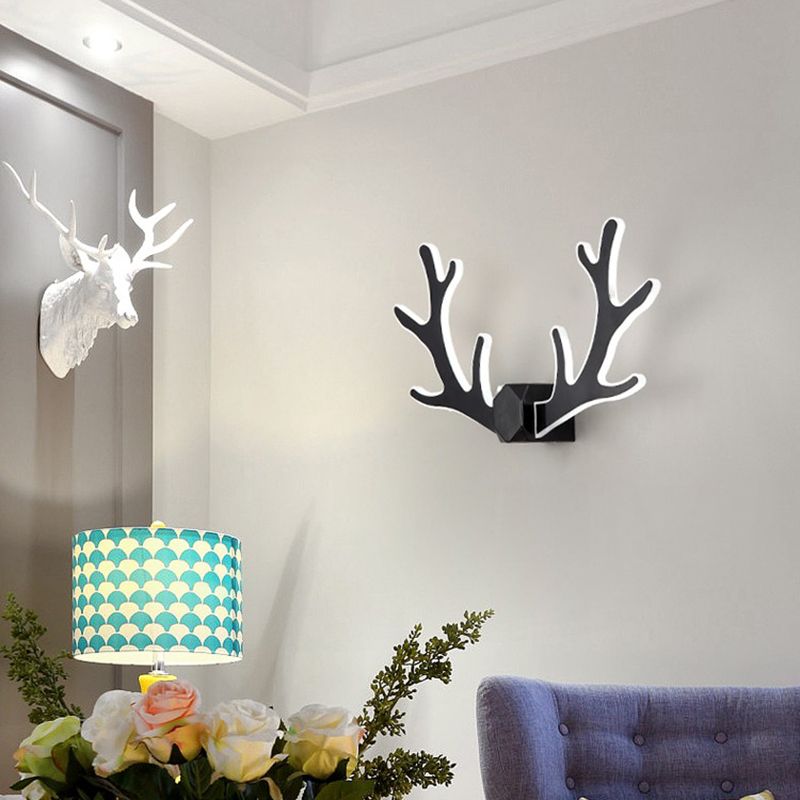 1-Light Geometric Wall Lights Modern Style Metal Wall Light Sconce