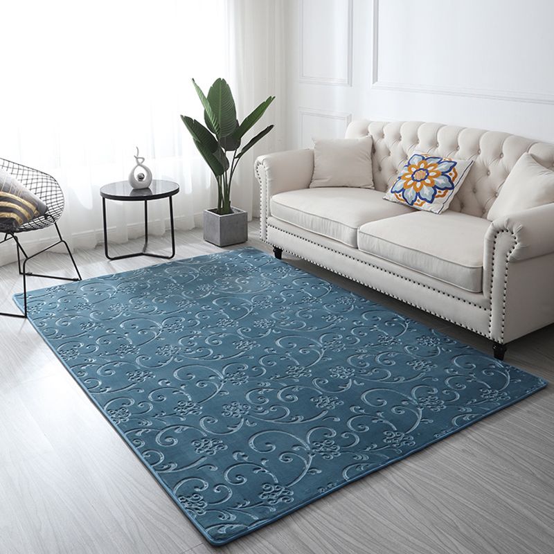 Casual slaapkamer tapijt multi -gekleurde bloemengedrukte gebied tapijt polyster gemakkelijk verzorgbaar wasbaar binnenvlein