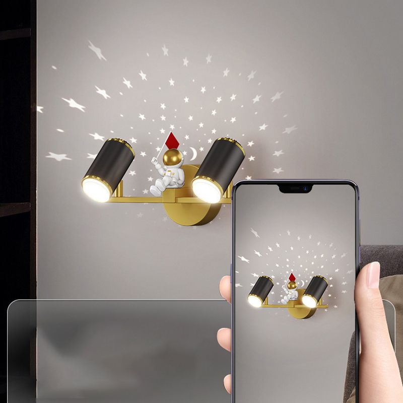 Astronauta Starry Wall Sconce Light Style's Children's Style LED Monted Light