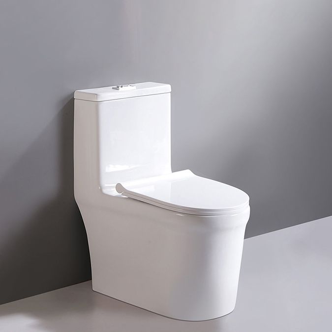 Siphon Jet Urine Toilet One-Piece Toilet Porcelain Floor Mounted Flush Toilet