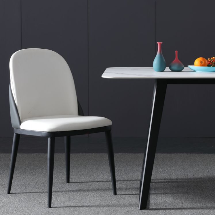 Contemporary Sintered Stone Rectangle Table Set 1/2/5/7 Pieces Dining Set