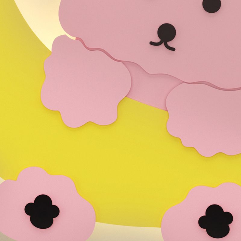 Creative Animals Wall Light Modern Colorful LED Wall Light Fixture for Bedroom