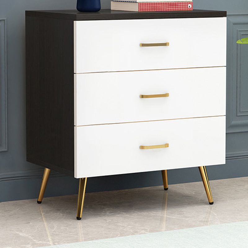 15.75" Wide Wood Accent Chest with Soft Close Drawers Scratch Resistant Chest