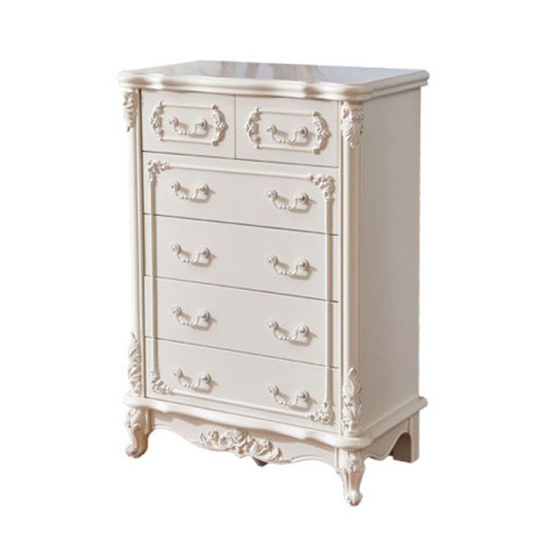 17.55-inch Width Storage Chest Traditional Dresser with 3/5/6 Drawers