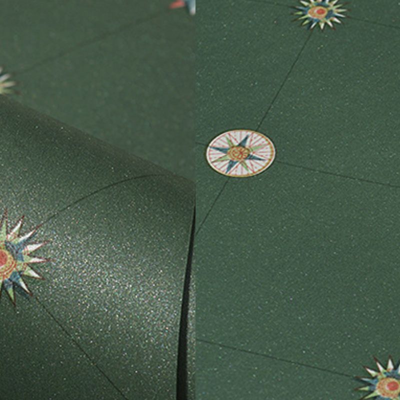 Star and Horoscope Non-Pasted Wallpaper for Coffee Room and Kids' Bedroom, 20.5-inch x 31-foot