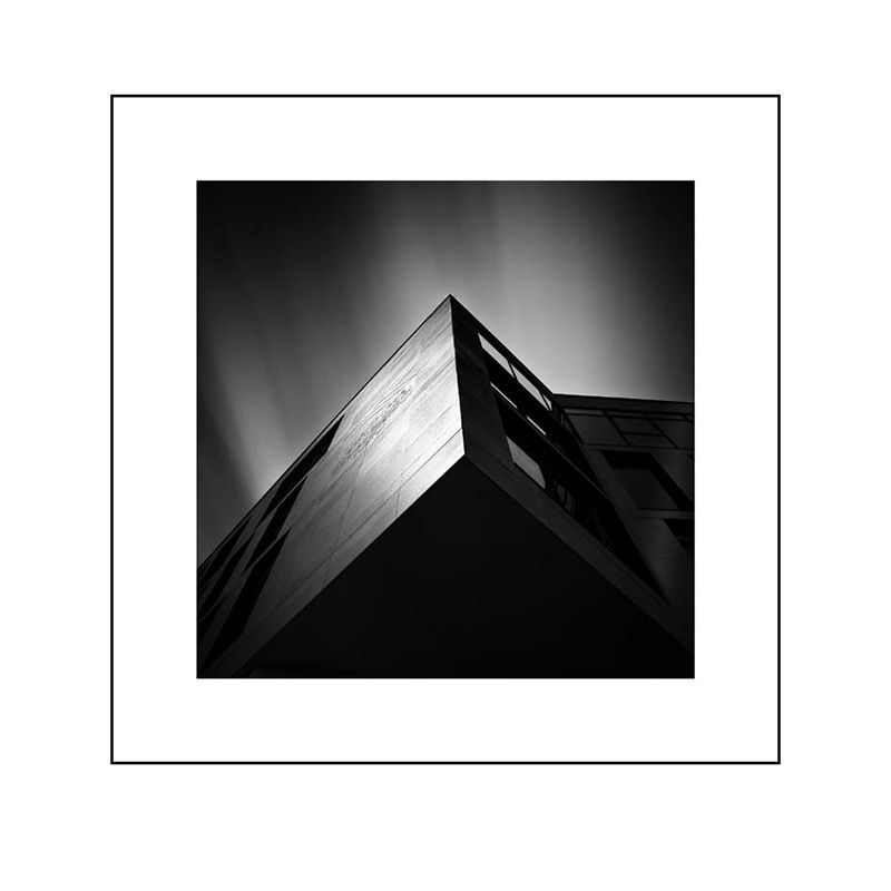 Photograph Architecture Wall Art Print in Dark Color Canvas Wall Decor, Textured